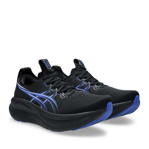 Asics Gel Nimbus 28 Men Black Neon Blue נעלי ריצה אסיקס גברים