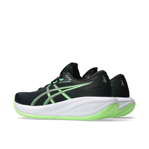 Asics Gel Cumulus 28 Men Black Illuminate Green נעלי ריצה ג`ל קומולוס 28 לגברים