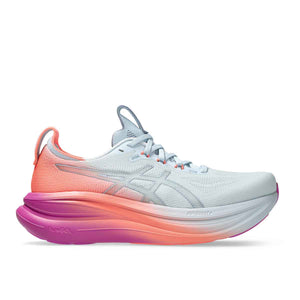 Asics Gel Nimbus 28 Sunny Sizzle Women Sky Digital Sakura נעלי ריצה ג`ל נימבוס 28 לנשים