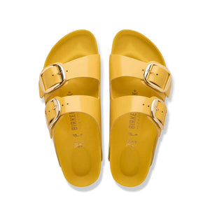 Birkenstock Arizona Big Buckle High Shine Ochre כפכפי בירקנשטוק אריזונה לנשים