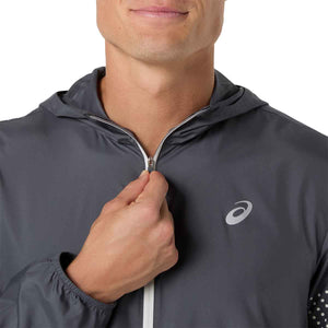 Asics Icon Jacket Men Carrier Grey ג'קט ריצה לגברים