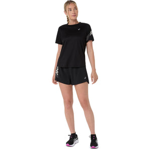 Asics Icon 4In Short Women Black מכנסי ריצה לנשים