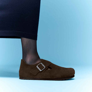 Birkenstock London Mocca סנדלי בירקנשטוק לנשים לונדון חום