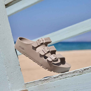 Birkenstock Florida III EVA PAP Flex Platform Gray Taupe כפכפי בירקנשטוק פלורידה פלטפורם לנשים
