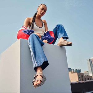 Birkenstock Arizona Big Buckle EVA Gray Taupe כפכפי בירקנשטוק אריזונה לנשים