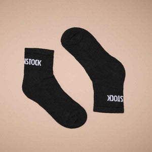 Birkenstock Cotton Crew Ankle Black גרבי בירקנשטוק יוניסקס