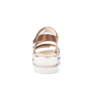 Gabor Brown Cognac platform sandal סנדלי נשים גאבור