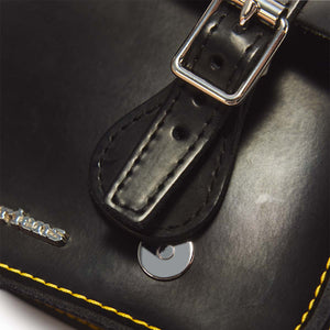Dr. Martens Leather Crossbody Bag 7 Satchel Black תיק ד"ר מרטינס