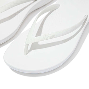 Fit Flop Iqushion Ergonomic Flip Flops Urban White כפכפי פיטפלופ לנשים