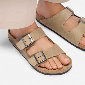 Birkenstock Arizona Faded Khaki כפכפי בירקנשטוק לגברים אריזונה חאקי