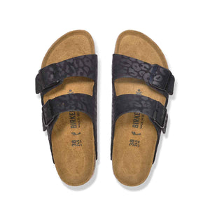 Birkenstock Arizona Leo Black כפכפי בירקנשטוק אריזונה לנשים