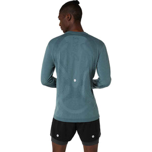Asics Road Seamless LS Top Men Foggy Teal חולצת ריצה ארוכה לגברים