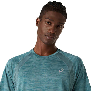 Asics Road SS Top Men Foggy Teal חולצת ריצה לגברים
