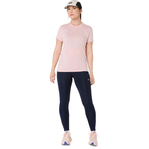 Asics Road Seamless SS Top Women Morganite Crystal Pink חולצת ריצה לנשים