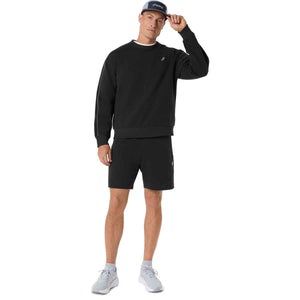 Asics Track Club Heritage Crew Neck Top Graphite Grey קפוצ'ון יוניסקס