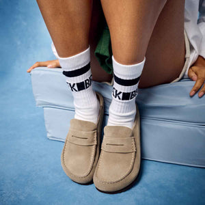 Birkenstock Naples Wrapped Taupe כפכפי בירקנשטוק נאפלס טיופ יוניסקס