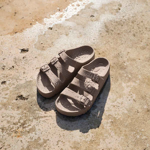 Birkenstock Florida III EVA PAP Flex Platform Gray Taupe כפכפי בירקנשטוק פלורידה פלטפורם לנשים