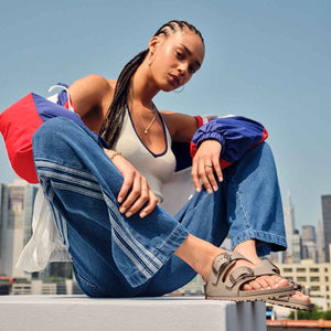 Birkenstock Arizona Big Buckle EVA Gray Taupe כפכפי בירקנשטוק אריזונה לנשים