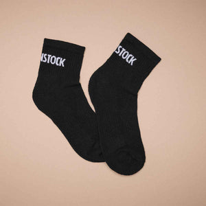 Birkenstock Cotton Crew Ankle Black גרבי בירקנשטוק יוניסקס