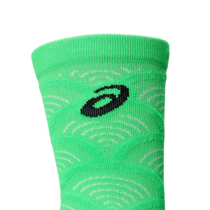 Asics Performance Run Sock Crew Unisex Vital Green גרבי ריצה ארוכות
