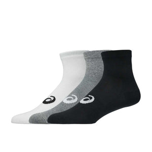 Asics 3 Pack Quarter Sock Unisex - Multi שלישיית גרבי אסיקס