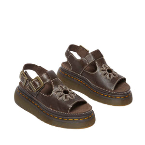 Dr. Martens Dunnet Flower Sandal Kelp Brown סנדלי ד"ר מרטינס