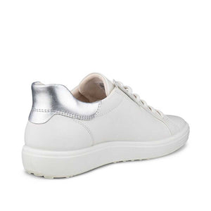 Ecco Soft 7 W White Pure Silver סניקרס אקו לנשים
