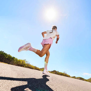 Asics Gel Kayano 33 Women White Hazy Lilac נעלי ריצה ג`ל קיאנו 33 לנשים