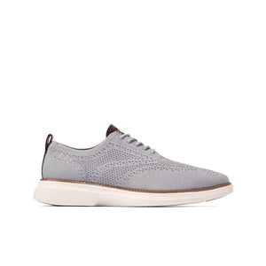 Cole Haan Grand Shadowlite Stitchlite Wingtip Ox Ultimate Gray Ivory סניקרס לגברים קול האן
