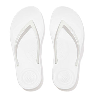 Fit Flop Iqushion Ergonomic Flip Flops Urban White כפכפי פיטפלופ לנשים