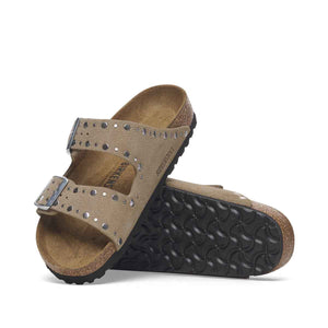 Birkenstock Arizona Rivet Border Taupe כפכפי בירקנשטוק אריזונה טיופ