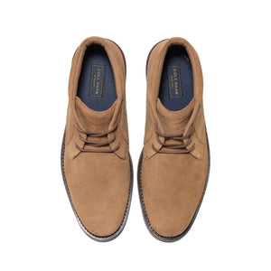 Cole Haan Men's Grand Neoclassic Flexcraft Chukka Boots Toasted Coconut Dark Natural מגפי קול האן לגברים