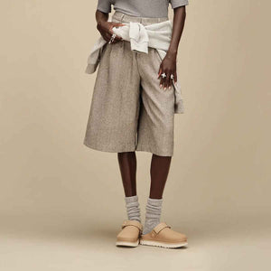 UGG Tyla Slouchy Crew II Grey Heather גרביים לנשים אפור