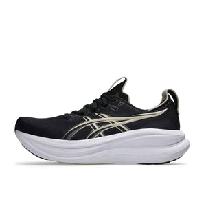 Asics Gel Nimbus 28 Men Black Feather Grey נעלי ריצה ג`ל נימבוס 28 לגברים