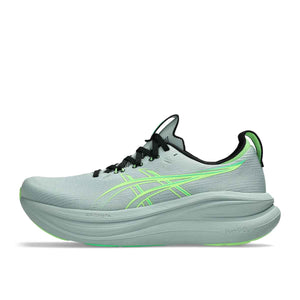 Asics Gel Nimbus 28 Men Cold Moss Illuminate Green נעלי ריצה ג`ל נימבוס 28 לגברים
