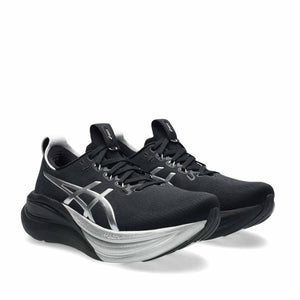 Asics Gel Nimbus 28 Platinum Women Black נעלי ריצה ג`ל נימבוס 28 פלטינום לנשים