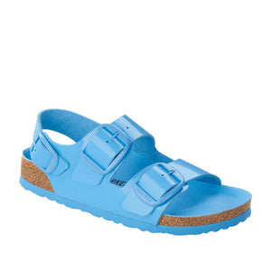 Birkenstock Milano Big Buckle High Shine Sky Blue סנדלי בירקנשטוק מילאנו לנשים