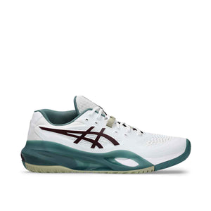 Asics Gel Resolution X Men White Dark Aubergine נעלי טניס ג`ל רזולושיין לגברים
