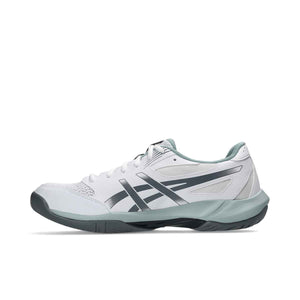 Asics Gel Rocket 12 Men White Steel Grey נעלי כדורעף ג`ל רוקט 12 לגברים