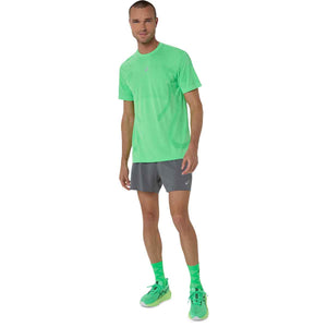 Asics Road Seamless SS Top Men Vital Green Illuminate Green חולצת ריצה לגברים
