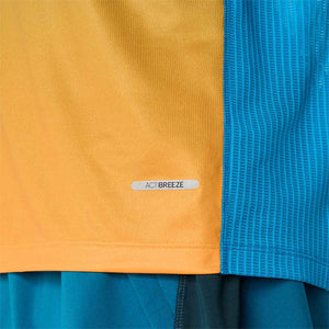 Asics Road Fade Singlet Men Aegean Blue Yamabuki גופיית ריצה אסיקס