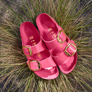 Birkenstock Arizona Big Buckle High Shine Fuchsia Tulip כפכפי בירקנשטוק אריזונה לנשים