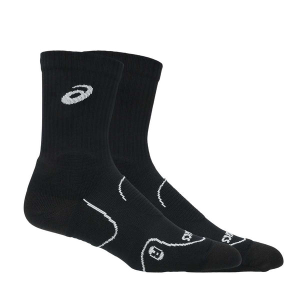 Asics Court+ Tennis Crew Sock Unisex - Performance Black גרבי טניס אסיקס