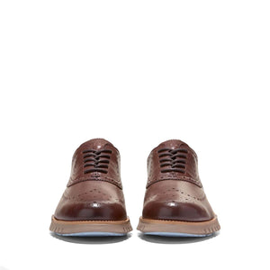 Cole Haan Zerogrand Remastered Wingtip Oxford Dark Chocolate Irish Coffee סניקרס קול האן לגברים