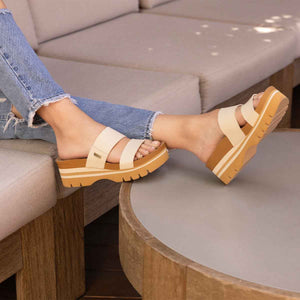 Reef Cushion Vista Higher Vintage Tan כפכפי ריף לנשים