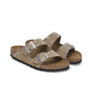 Birkenstock Arizona Rivet Border Taupe כפכפי בירקנשטוק אריזונה טיופ