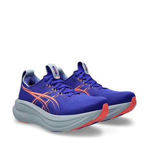 Asics Gel Nimbus 28 Women Cobalt Burst Sun Coral נעלי ריצה ג`ל נימבוס 28 נשים