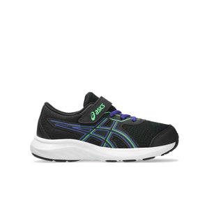 Asics Gel Contend 9 PS Kids Black Vital Green נעלי ריצה לילדים