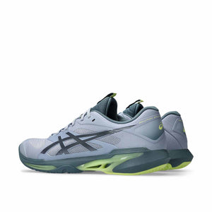 Asics Solution Speed FF 4 Men Grey Blue Ironclad נעלי טניס סולושיין ספיד 4 לגברים