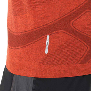 Asics Road Seamless LS Top Men Singed Red חולצת ריצה ארוכה לגברים